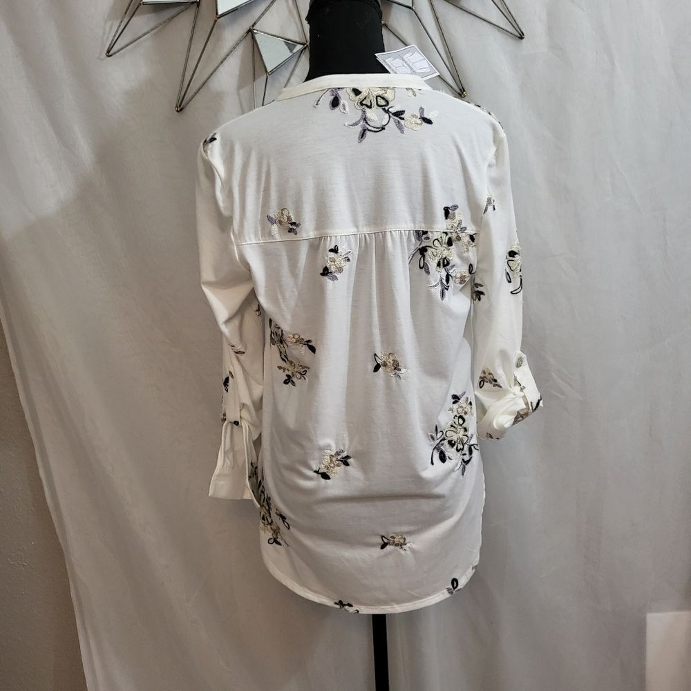 Hope springs blouse, floral, size S - Picture 6 of 12